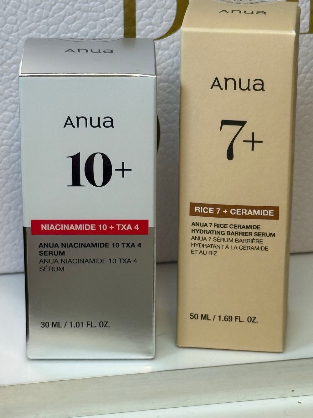 Anua BUNDLE of 2 --- 10+ AND 7+ --- NEW in BOX
